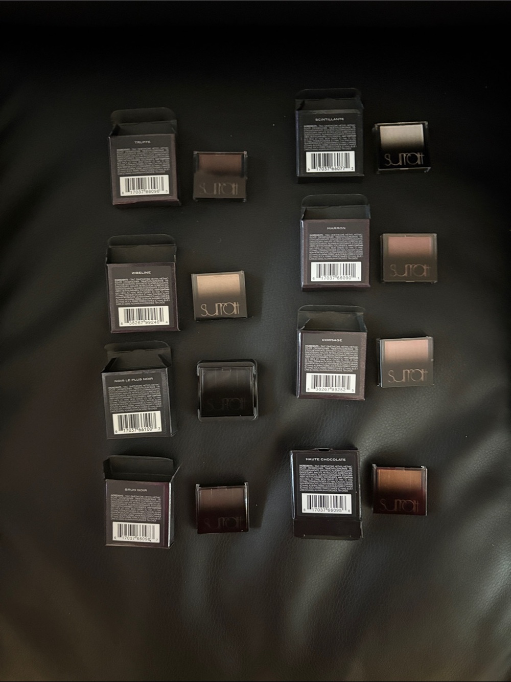SURRATT Artistique Eyeshadow Bundle (8)- brand new